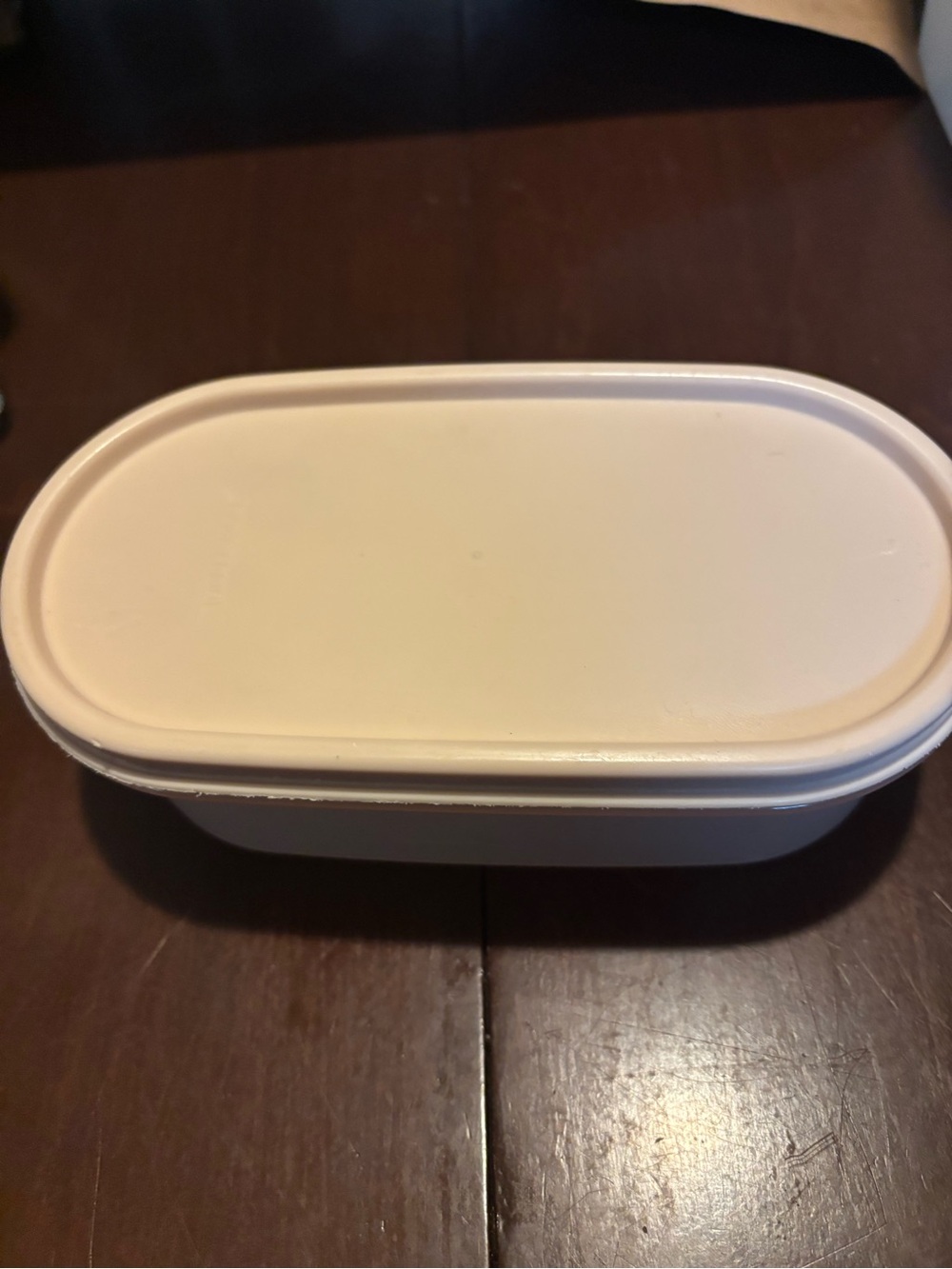 Vintage 70's Tupperware Small 6" Container With Lid